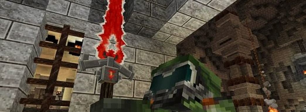 В Minecraft создали шутер по мотивам Doom