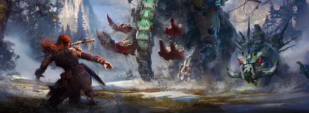 Разработчики Horizon Forbidden West показали битву с меха-мамонтом на PlayStation 4