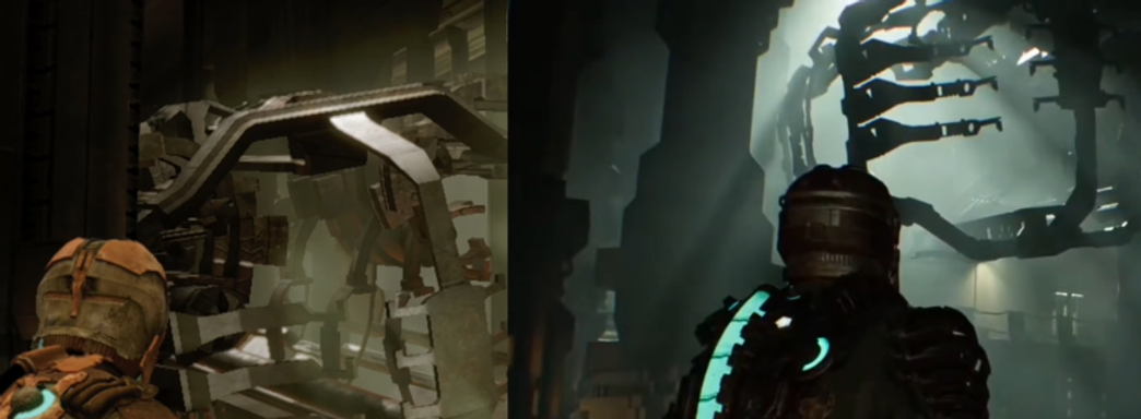 Раннюю версию ремейка Dead Space сравнили с оригинальной игрой
