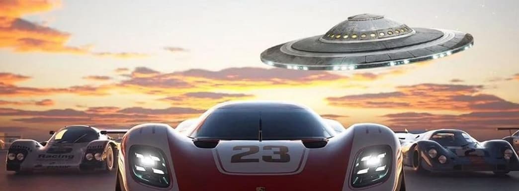 Во вселенной Gran Turismo 7 есть инопланетяне и они любят воровать коров