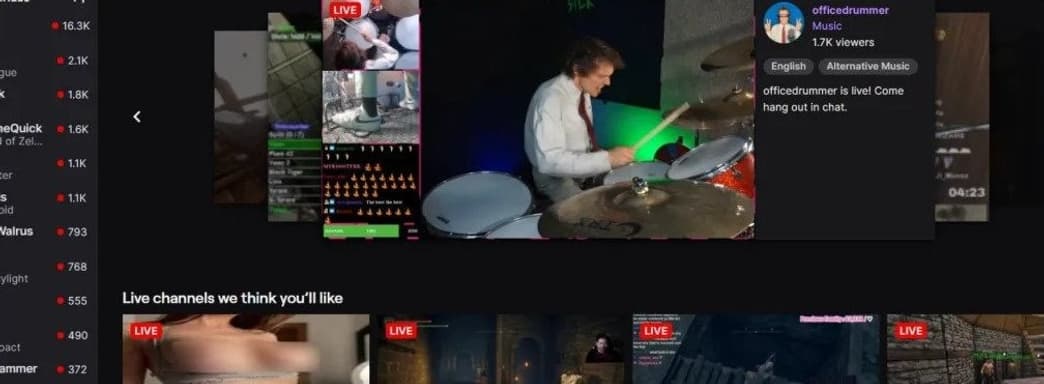 Платное продвижение трансляций Twitch позволило юмористам вывести порно на главную