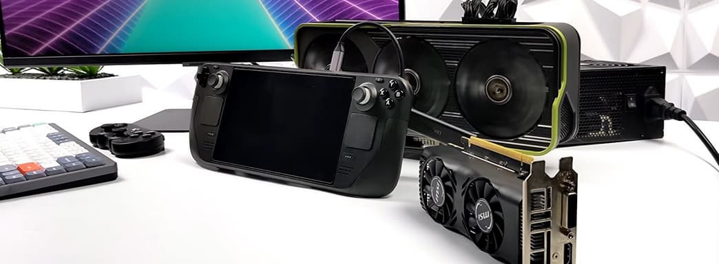 На Steam Deck запустили игры в 4K с 60 FPS благодаря внешней видеокарте