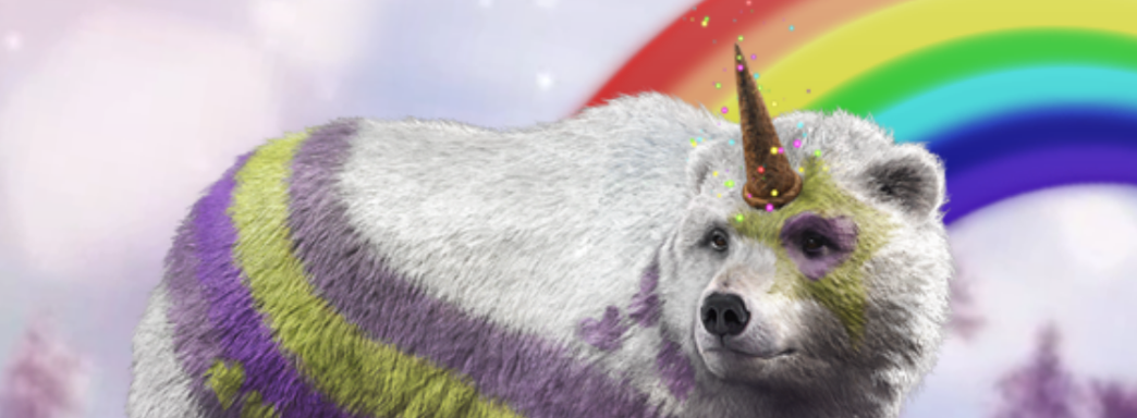 Ubisoft добавила ездового радужного медведя-единорога в Assassin’s Creed Valhalla