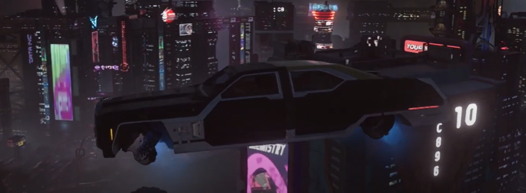 В Cyberpunk 2077 появились автомобили, которые летают не благодаря багу, а модификации