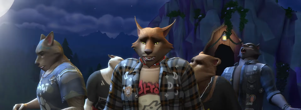 В The Sims 4 добавят оборотней: разработчики показали разнообразных пушистых и боевую сцену