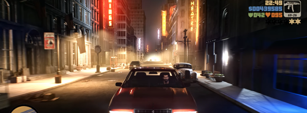Блогер показал правильную GTA 3 Definitive Edition на движке Unreal Engine 5
