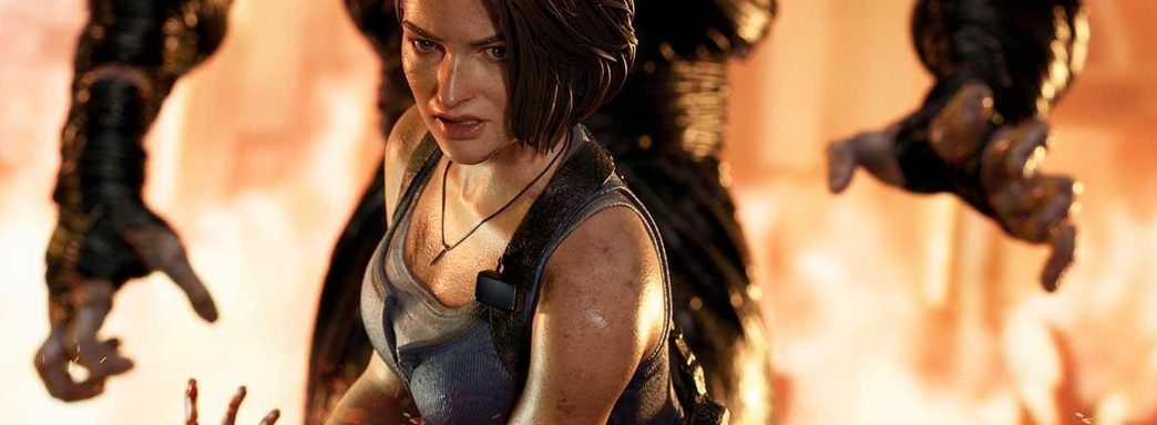 Джилл и Немезис из ремейка Resident Evil 3 получили увесистые премиальные фигурки