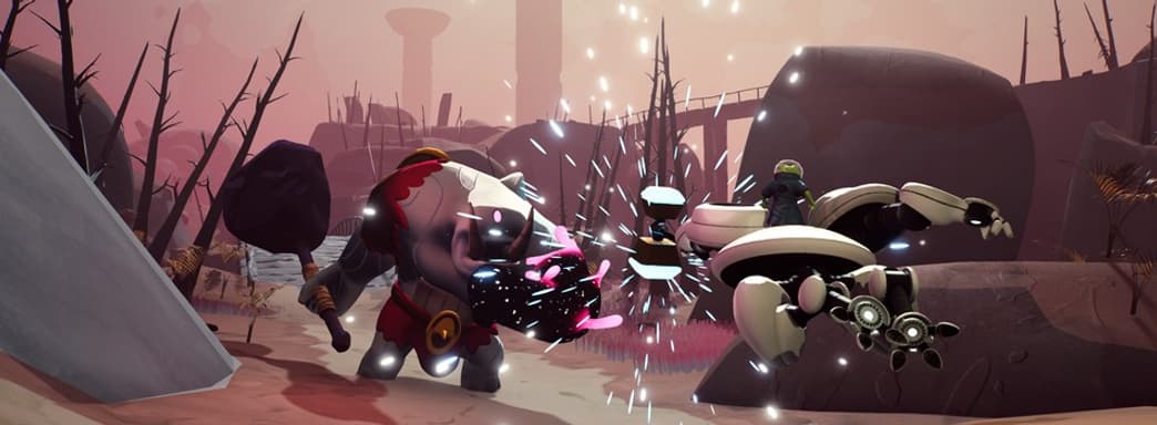 Рогалик про боевого робота и космическую лягушку Shoulders of Giants выйдет на консолях Xbox. Игра напоминает It Takes Two