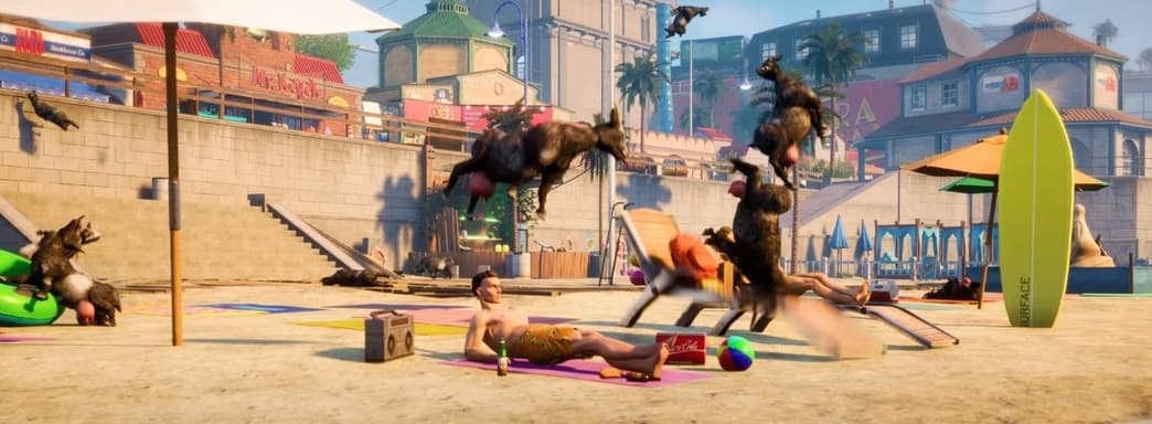 Абсурдная и безумная Goat Simulator 3 получила дату выхода и новый трейлер
