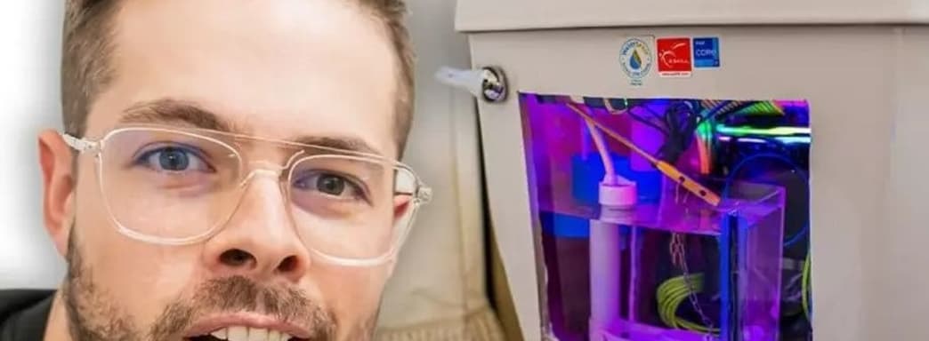 Унитазный гейминг в реальной жизни. Блогер собрал ПК в бачке унитаза и поиграл в CS: GO