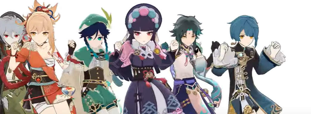 Полсотни героев Genshin Impact пустились в пляс. Блогер устроил танцевальное шоу