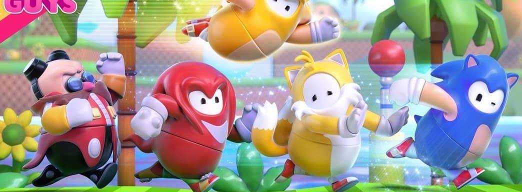 Fall Guys получит кроссовер с Sonic The Hedgehog