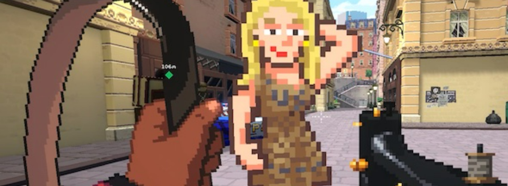 В Steam вышел шутер про полицию моды в духе DOOM Eternal. Герой наказывает ремнём за неправильную одежду