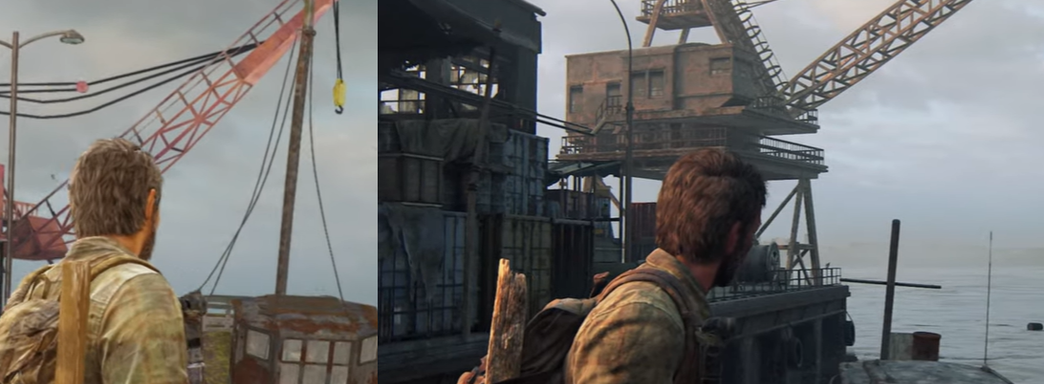 «Можно геймплей?» Фанаты The Last of Us обеспокоены сравнением графики с ремейком. Скучают по висящей лодке и боям