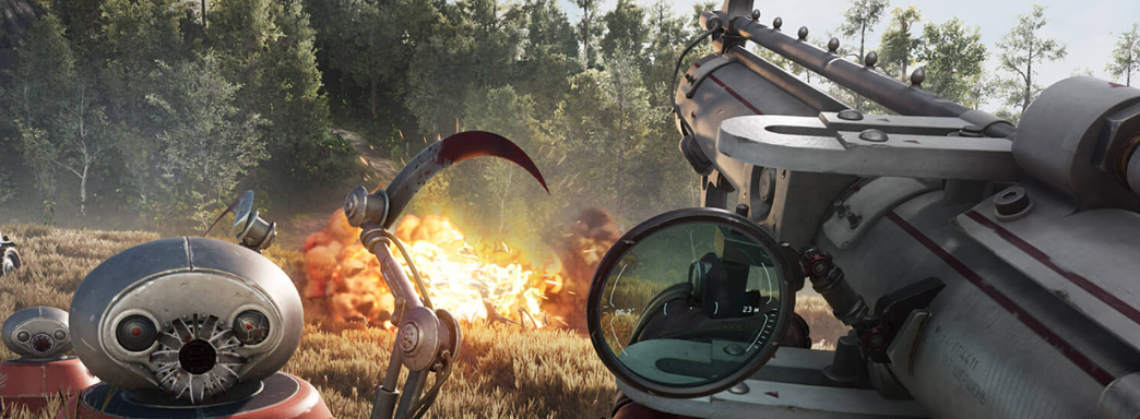 Разработчики Atomic Heart показали оружие с уровнями, меню с ресурсами и рецептами