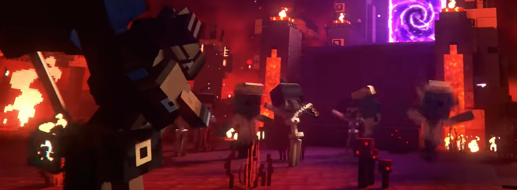 Mojang показала геймплейные кадры Minecraft Legends и рассыпающуюся башню