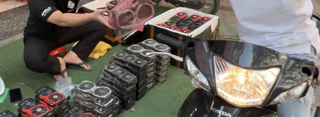 Видеокарты начали продавать на улицах Вьетнама «на развес» после спада интереса к майнингу