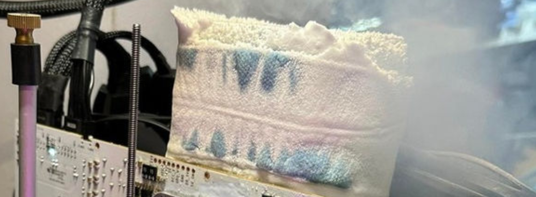 GeForce RTX 4090 смогли разогнать до 3705 МГц. Потребовался жидкий азот