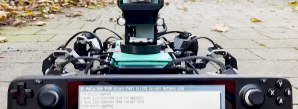 Steam Deck превратили в контроллер для робота в стиле Cyberpunk 2077