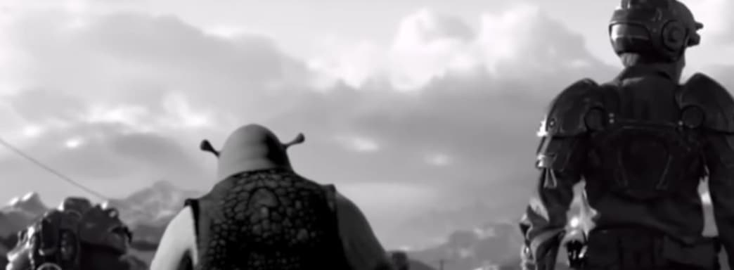 Somebody once told me... war never changes. Шрек попал в мир Fallout 4