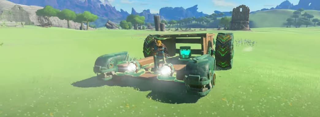Линк катается по Хайрулу на машине в новом геймплейном трейлере The Legend of Zelda: Tears of the Kingdom