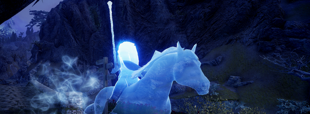 У безголового всадника в Skyrim есть голова, просто её постоянно взрывают перед встречей с игроком