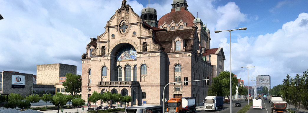 Новый Нюрнберг в Euro Truck Simulator 2. Скриншоты переработанного города в Германии