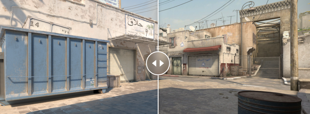 Сравнение карт Counter-Strike 2 и CS GO. Как Valve преобразила классику на Source 2