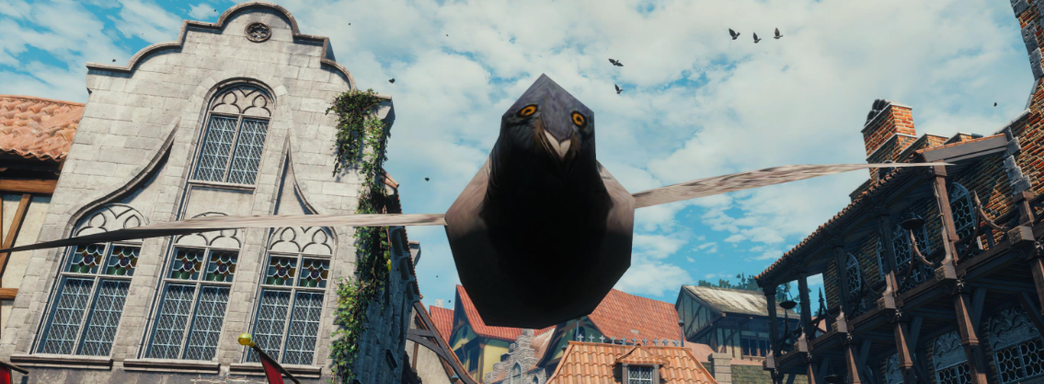 Ремастер The Witcher 3 впечатлил игроков квадратным голубем. CDPR не перестаёт удивлять сообщество