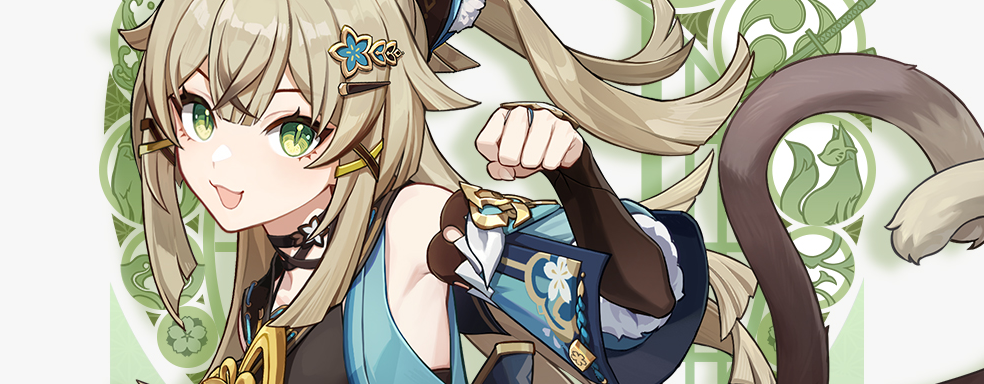 Утечка: промо кошкодевочки из Genshin Impact