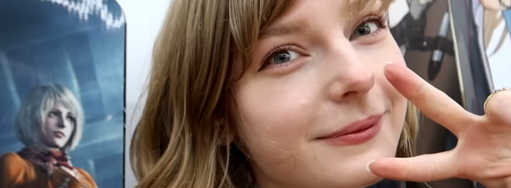 Актриса Эшли из ремейка Resident Evil 4 купила игру и познакомилась с виртуальным воплощением поближе