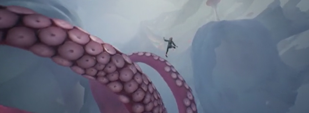 Инди-разработчик показал игру про паркур по монстрам с тентаклями