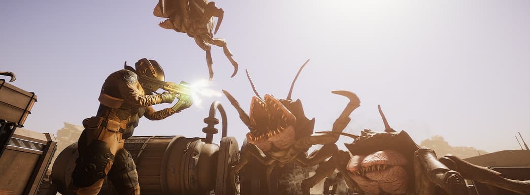 Dune + Starcraft + Starship Troopers. Разработчики гибрида стратегии и шутера Silica рассказали о людях и инопланетных насекомых