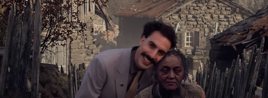 Мастер видеомонтажа из России отправил Бората в деревню из ремейка Resident Evil 4