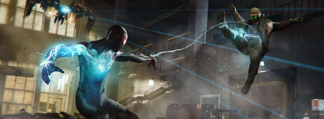 Героя Spider-Man 2 помог ускорить мощный SSD в PlayStation 5, карта почти в два раза больше