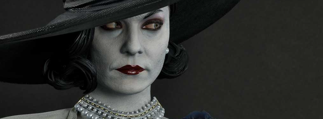 Реалистичная фигурка Леди Димитреску весом 26 кг. Героиня Resident Evil Village предстала во всей красе