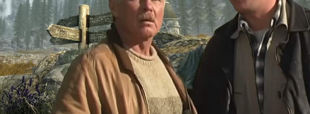 Ёкарный бабай в Skyrim. Дальнобойщики попали в игру Bethesda