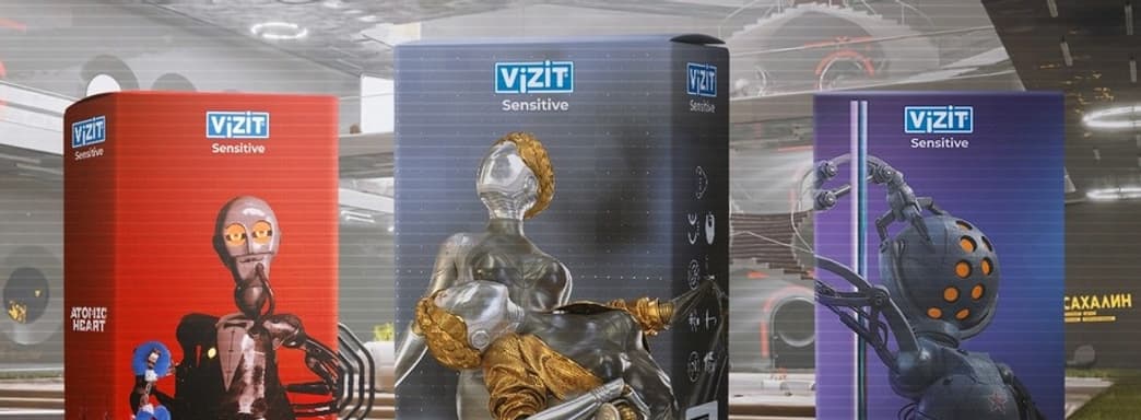«Откладывай свою полимерную перчатку». VIZIT выпустила лимитированную коллекцию презервативов по мотивам Atomic Heart