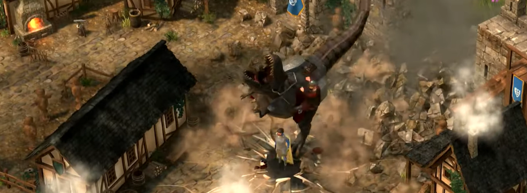 Рыцари против динозавров: создатели Deep Rock Galactic показали необычную стратегию в средневековом сеттинге