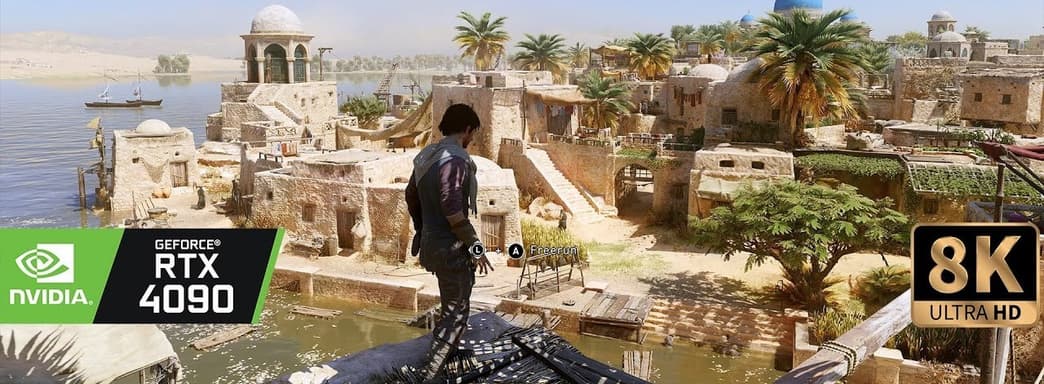 Любуемся Assassin's Creed: Mirage в 8К-разрешении с 60 fps на GeForce RTX 4090