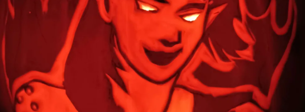 Героев Baldur's Gate 3 превратили в тыкву. Хэллоуинские образы Карлах, медвесыча и не только