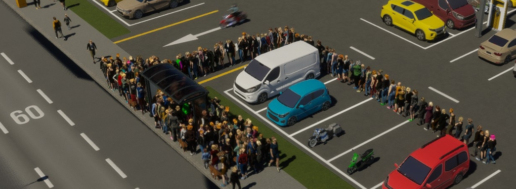 Пешеходы в Cities Skylines 2 уничтожили город. Игрок столкнулся с неадекватным поведением ИИ