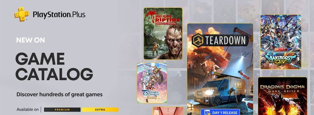 Sony назвала ноябрьский список игр для PS Plus Extra и Premium