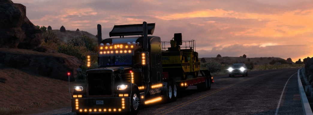 Северное сияние в Euro Truck Simulator 2 и ATS. Исследование беты обновления 1.49