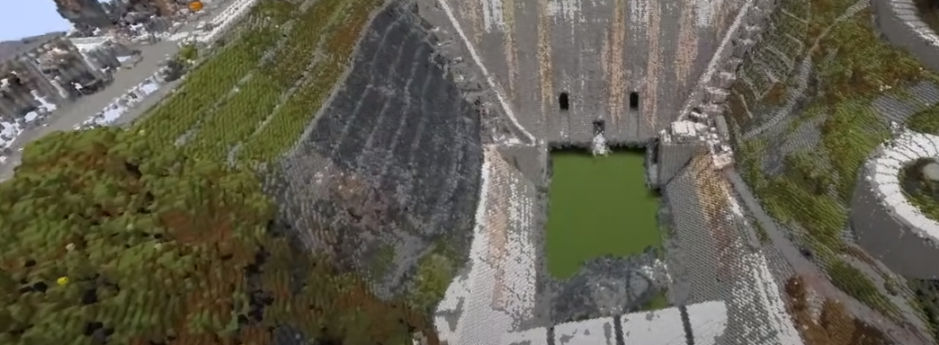 Власти Японии использовали Minecraft для постройки проекта плотины