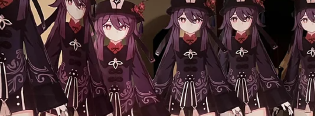 Армия Ху Тао из Genshin Impact захватила дом. Творец создал множество девушек под присмотром гигантских Саяк