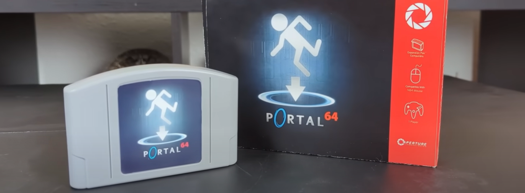 Вышла демоверсия Portal 64, демейка классики Valve для Nintendo 64