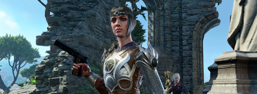 В Baldur's Gate 3 появилось огнестрельное оружие. Шэдоухарт испытала пистолет благодаря моддерам