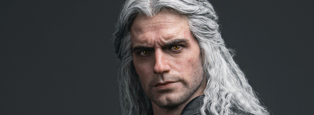 Представлена реалистичная фигурка Генри Кавилла в образе Геральта из сериала The Witcher от Netflix