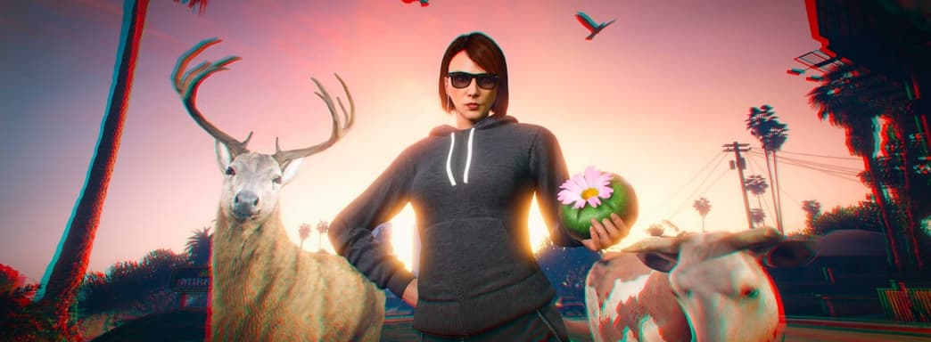 В GTA Online можно превратиться в корову или оленя